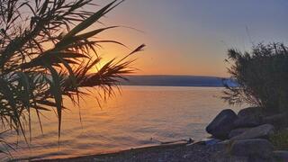 זריחה בכינרת