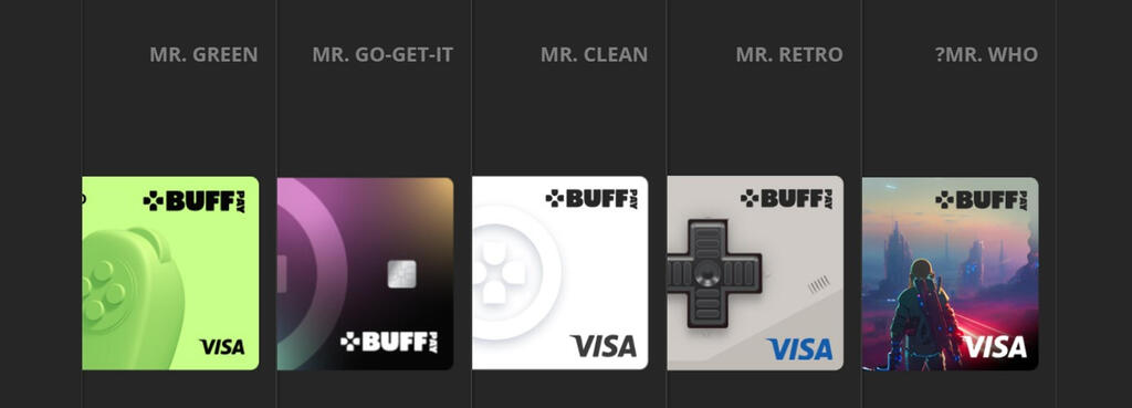 Кредитная карта BUFFPAY для геймеров 