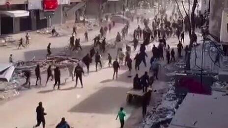 הצנחת סיוע הומניטרי בצפון רצועת עזה