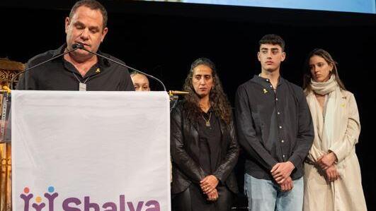 Standing beside his father, Ofir Engel recounted the harrowing experience