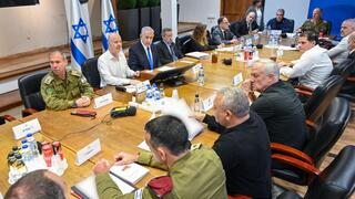 ראש הממשלה בנימין נתניהו כינס את הקבינט המדיני ביטחוני בקריה בתל אביב