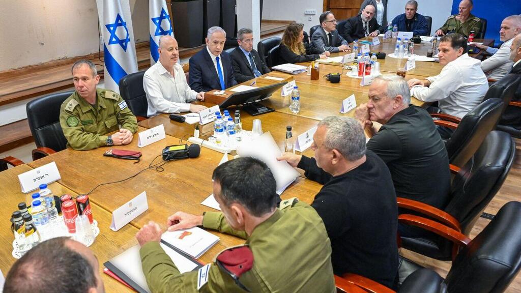 ראש הממשלה בנימין נתניהו כינס את הקבינט המדיני ביטחוני בקריה בתל אביב