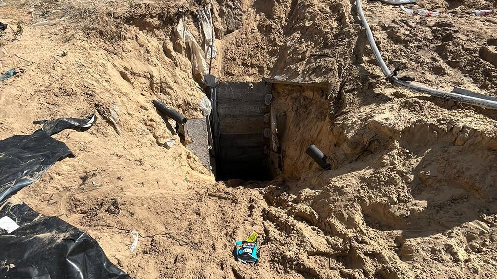 תיעוד מתוואי המנהרה שאותר בשדה פלפלים ופעילות צוות הקרב של חטיבה 7 בשכונת חמד