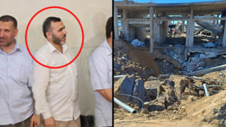 תיעוד מתקיפת מתחם תת קרקעי של בכירי ארגון הטרור חמאס ברצועת עזה