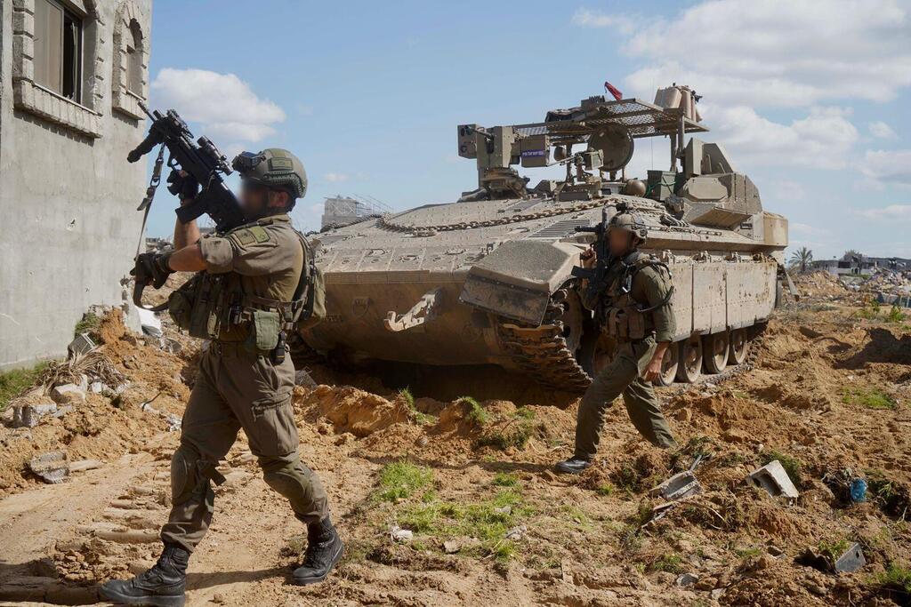תיעוד מפעילות צוות קרב של חטיבת גבעתי בחאן יונס