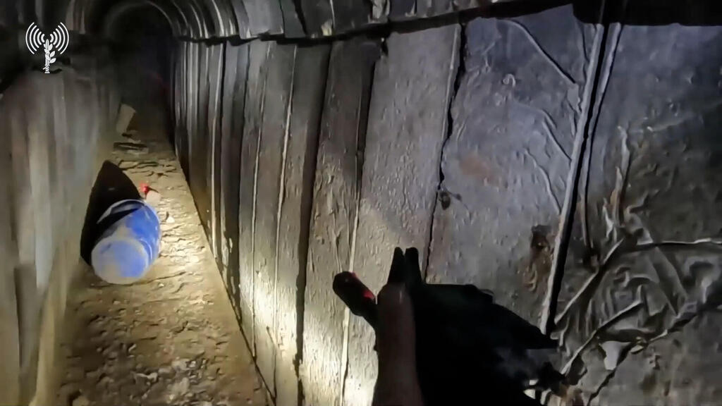 תיעוד מהמנהרה הארוכה ביותר בצפון רצועת עזה