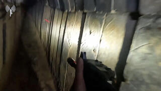 תיעוד מהמנהרה הארוכה ביותר בצפון רצועת עזה