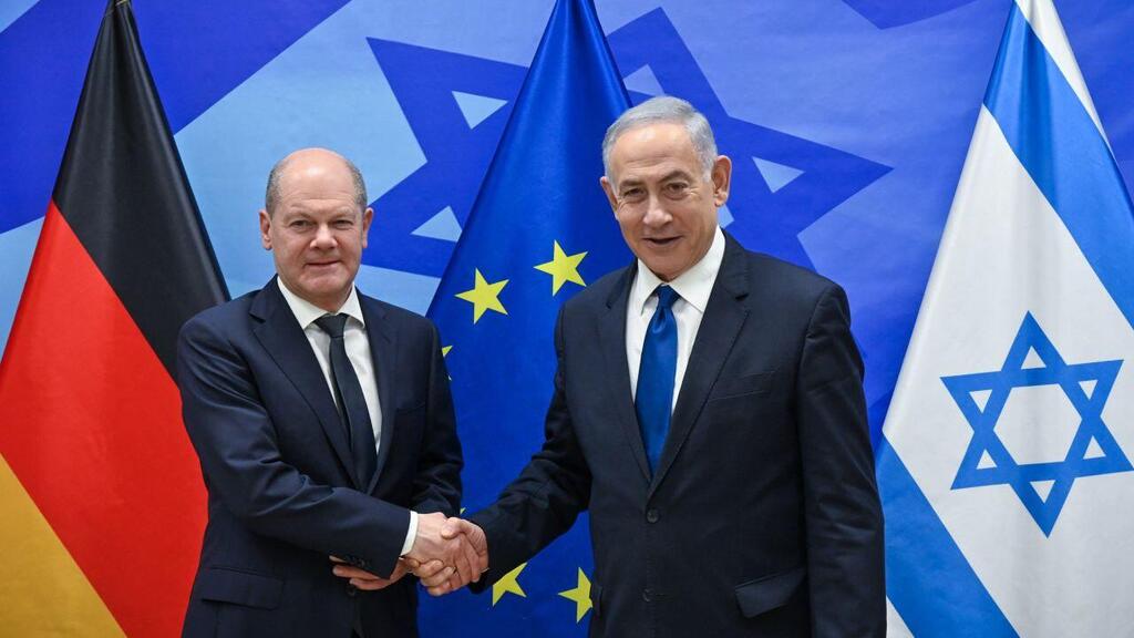 הצהרה לתקשורת של רוה"מ בנימין נתניהו וקנצלר גרמניה אולף שולץ