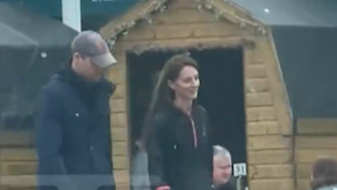  Prince William and wife Kate seen on video 