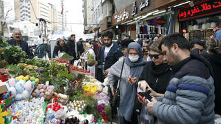 איראן טהרן עושים קניות נורוז שוק
