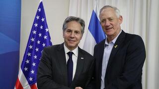 בני גנץ בפגישה עם אנתוני בלינקן