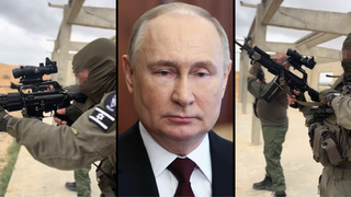 hיילי צה"ל מברכים את פוטין על ניצחונו בבחירות ברוסיה תוך כדי ירי על אוטומט במטווח