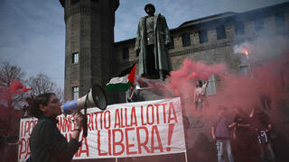 מחאת סטודנטים בטורינו נגד ישראל