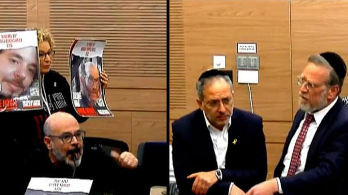 יצחק פינדרוס בוועדת הכנסת לאחר ההצבעה לאישור הפגרה במלואה
