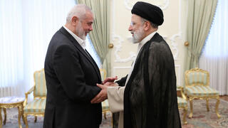 איסמעיל הנייה פגישה עם נשיא איראן איברהים ראיסי ב טהרן