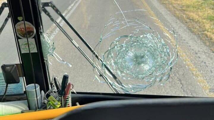 פיגוע ירי לעבר אוטובוס ממוגן שהסיע תלמידים באזור בקעת הירדן