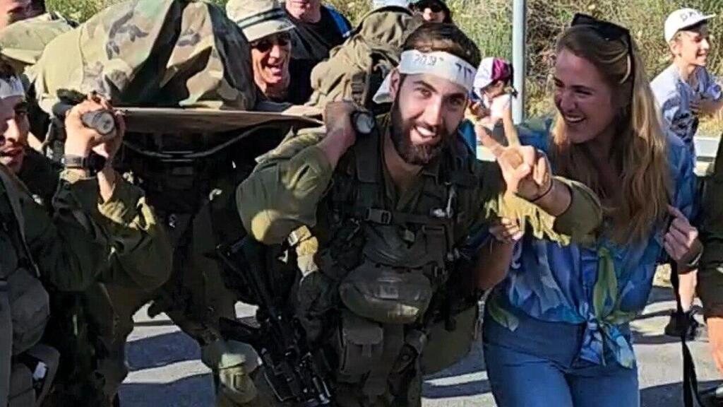 Alon Kudriashov, 21, from Modi'in, in the last kilometer of his beret journey (Photo: Courtesy of the family) אלון קודריאשוב ז"ל
