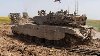 תיעוד מפעילות כוחות צה"ל במרחב בית החולים שיפאא שברצועת עזה