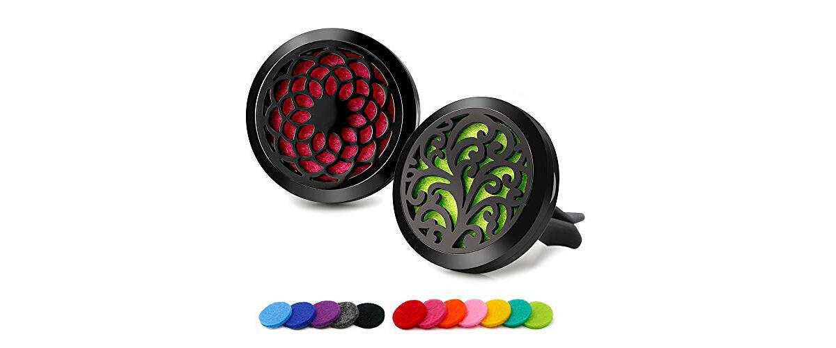 RoyAroma Car Essential Oil Diffuser with Felt Pad (Amazon) RoyAroma Car Essential Oil Diffuser with Felt Pad