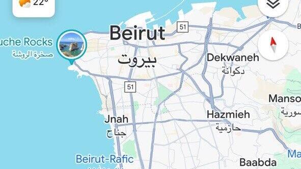 שיבוש GPS במפה