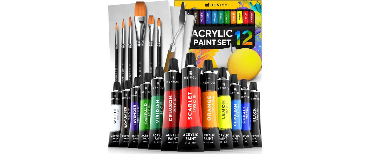 Benicci Acrylic Paint Kit