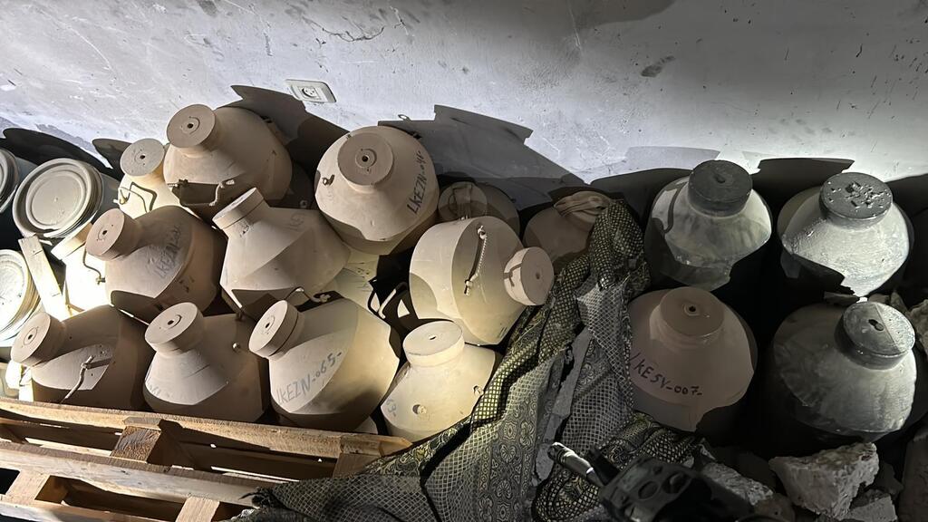 אמצעי לחימה שמצאו הכוחות בחאן יונס