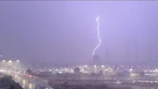 סופת ברקים בתל אביב