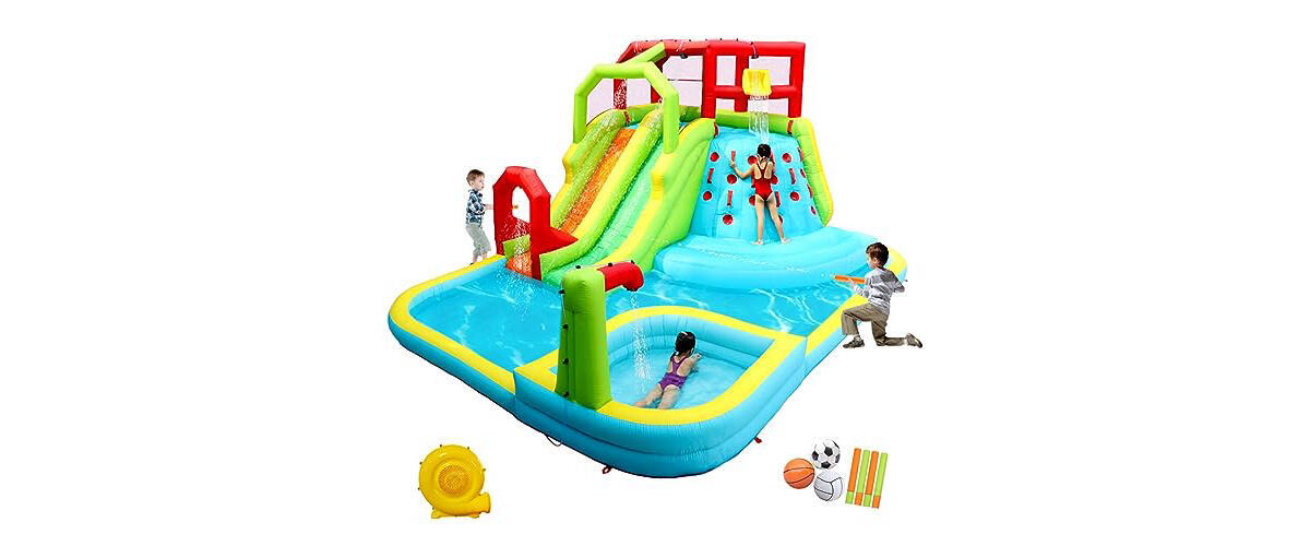 WELLFUNTIME Inflatable Water Park 