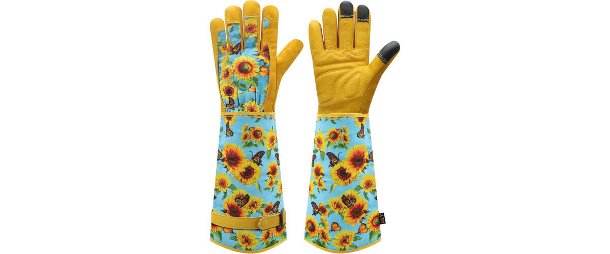 DLY Gardening Gloves for Women Gauntlet.