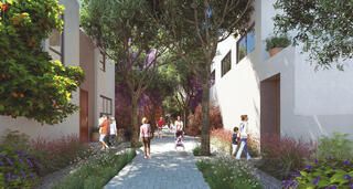 שכונת הרקפות בבאר שבע - תכנון נעמה מליס אדריכלות ובינוי ערים
