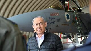 ראש הממשלה בנימין נתניהו ביקור בבסיס חיל האוויר בתל נוף