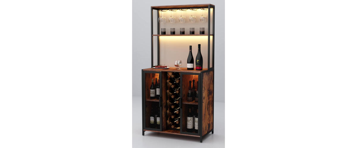 Loomie Wine Bar Cabinet 