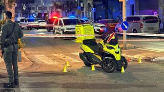 זירת הירי ברחוב יהודה הימית בתל אביב