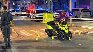 זירת הירי ברחוב יהודה הימית בתל אביב