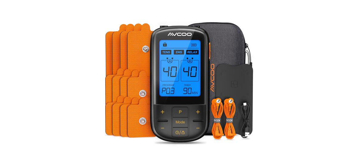 AVCOO TENS Unit with EMS Muscle Stimulator Machine
