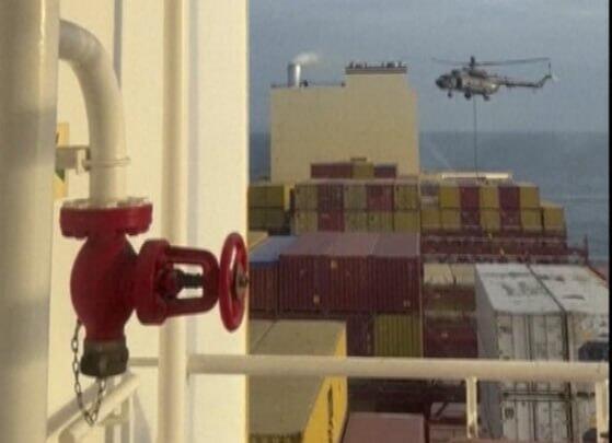 כוחות איראנים השתלטו על ספינה פורטוגלית MCS ARIES במיצר הורמוז