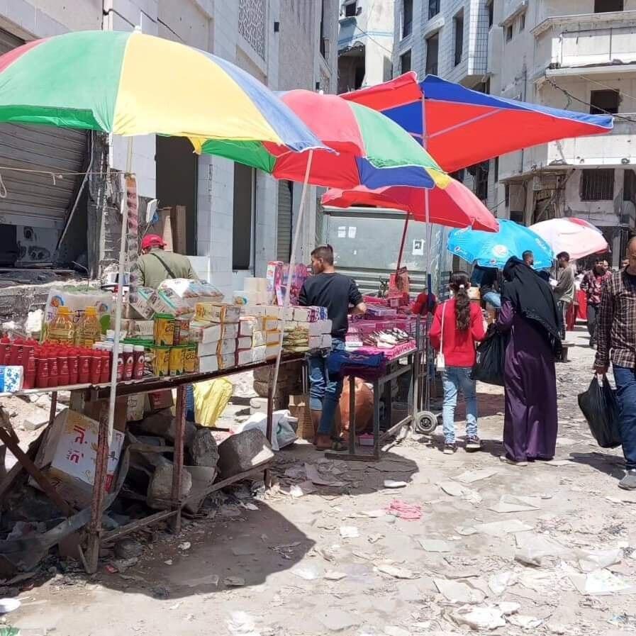 חזרת פעילות השווקים בצפון רצועת עזה