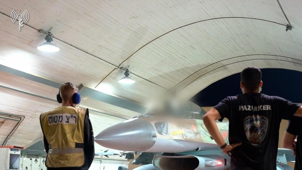 תיעוד: פעילות בור חיל האוויר במהלך המתקפה האיראנית על ישראל