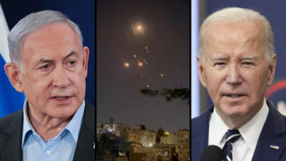 שלישים ג'ו ביידן עמאן ירדן יירוט יירוטים תקיפה תקיפות טילים מ איראן אירן לעבר ישראל מלחמה שמיים בנימין נתניהו