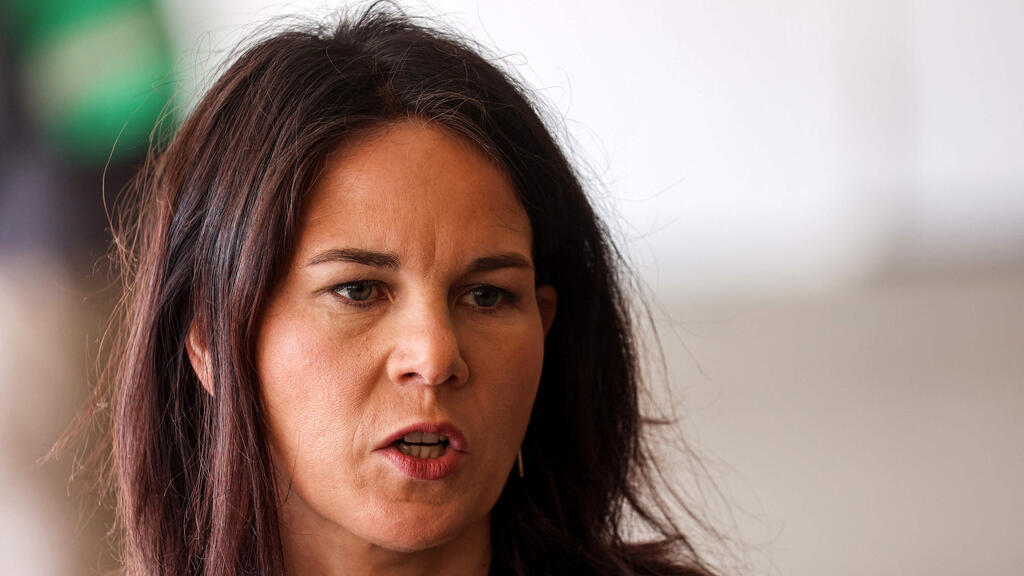 Germany's Foreign Minister Annalena Baerbock (Photo: Gil Cohen-Magen/ AFP) אנאלנה ברבוק