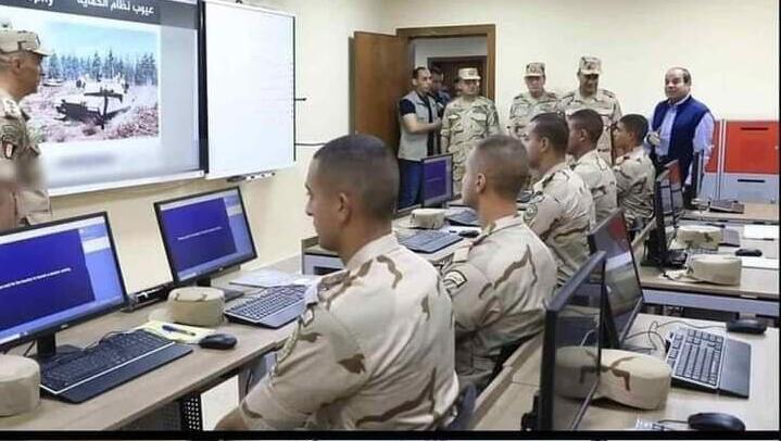 ביקור נשיא מצרים עבד אל-פתאח א-סיסי באקדמיה הצבאית המצרית