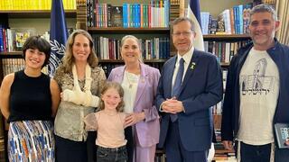 נשיא המדינה בפגישה עם משפחתו של ענר שפירא ז״ל