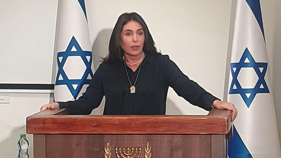 הצהרה לתקשורת של מירי רגב בנושא הדלקת המשואות
