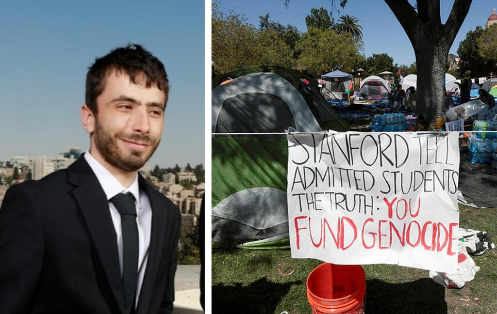 Pro-Palestinian protest movement emerging across American universities on the Stanford University campus