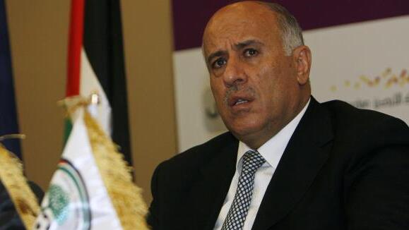 Jibril Rajoub head of the Palestinian Football Association 