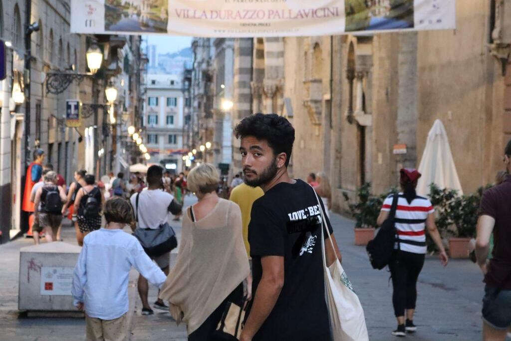 Hersh Polin on a street in Jerusalem