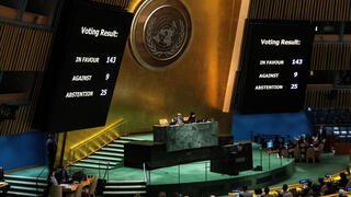 תוצאות ההצבעות  באו"ם