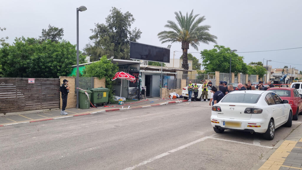    זירת הרצח בקריית אתא