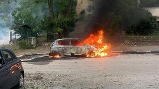 הנזק שנגרם בגזרה הצפונית מירי הנ"ט