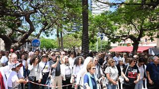 טקס יום הזיכרון בבית העצמאות בשדרות רוטשילד, תל אביב
